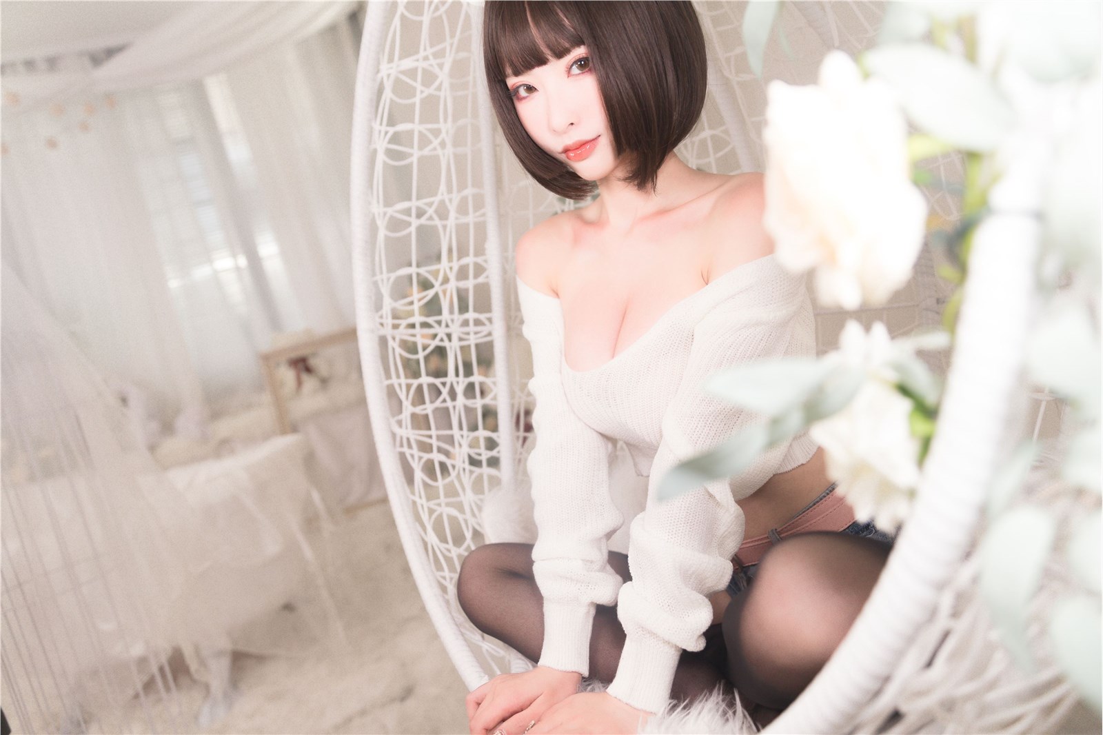 Yurai Shimizu - NO.34 White sweater(28)